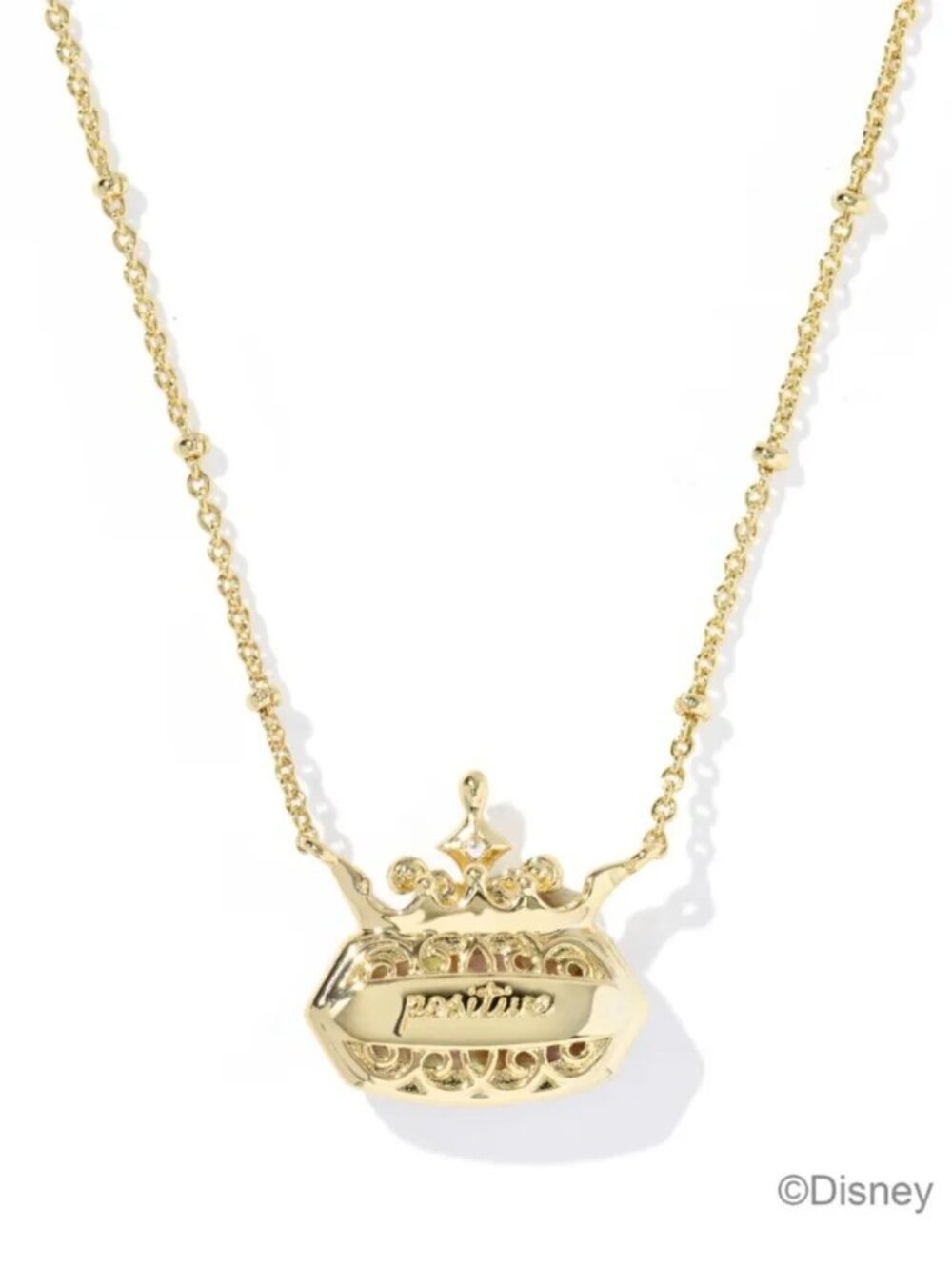 Disney | Kendra Scott Elisa Princess Gold Short Pendant Necklace - Picture 6 of 6
